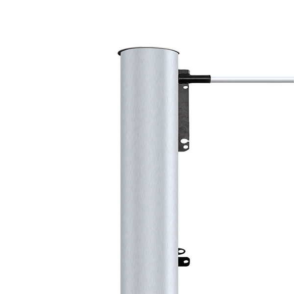 Fahnenmast aus Aluminium, elliptisch