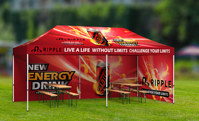 Faltpavillon online gestalten