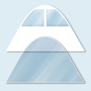 Zeltwände für Sternzelt, unbedruckt 