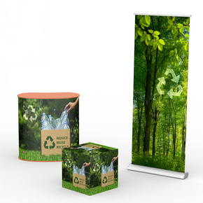 Bedruckstoffe aus Recyclingfasern