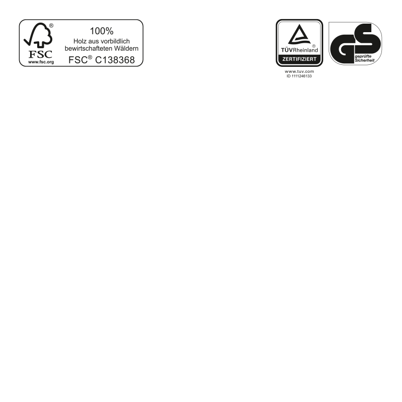Holzschlitten / Davos-Schlitten, stehend