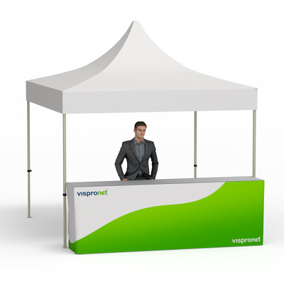 Husse und Banderole für Falttisch Aluminium