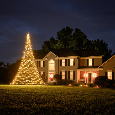 Weihnachtsbaum für Fahnenmast 6 m, Fairybell® 