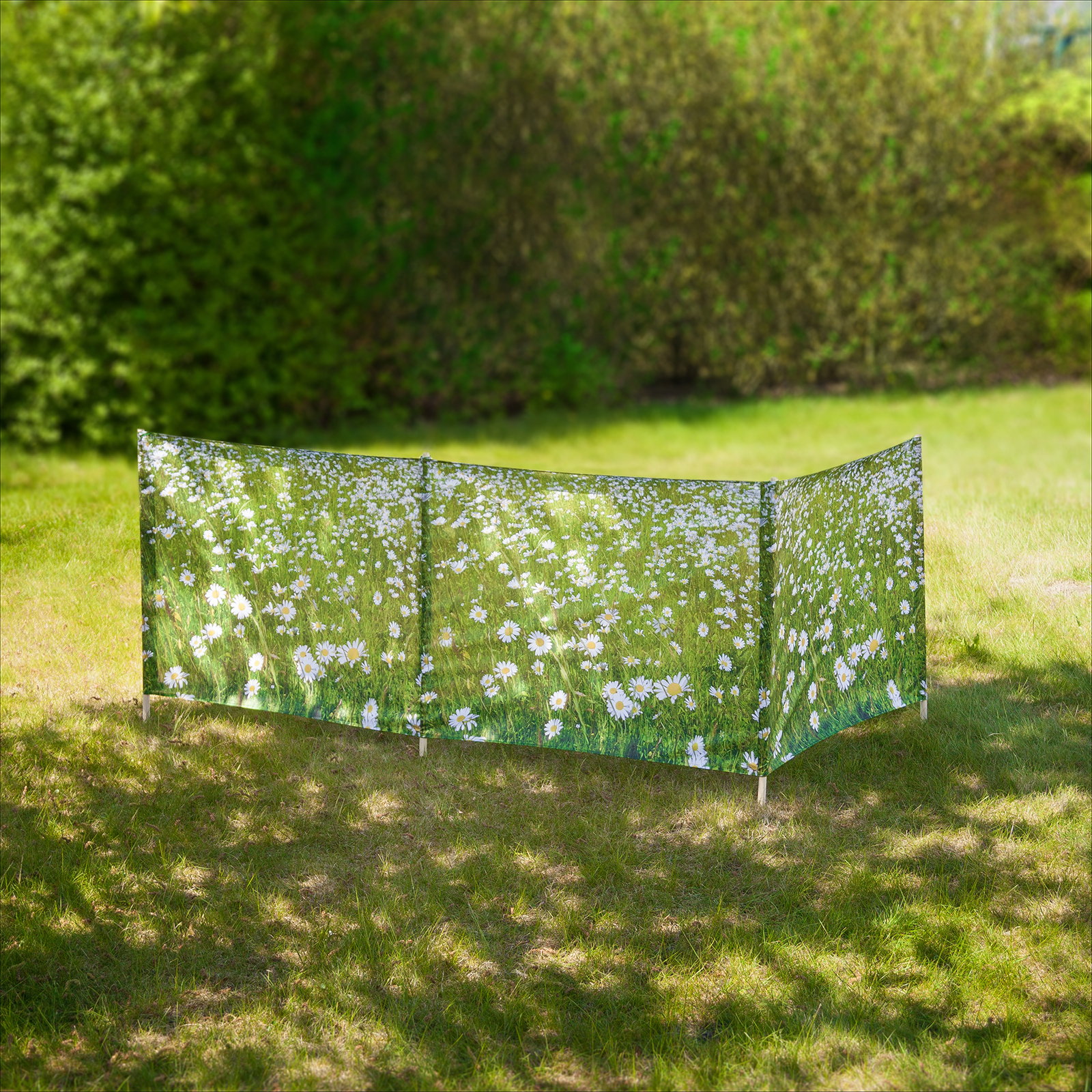 Mobiler Wind- und Sichtschutz, Breite 300 cm