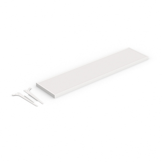 Lieferumfang: Prospektablage 100 cm / Schlitzprofil