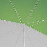 Sonnenschirm / Kleinschirm ø 180 cm, Ansicht von unten