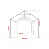 Maße Partyzelt Select 3x4