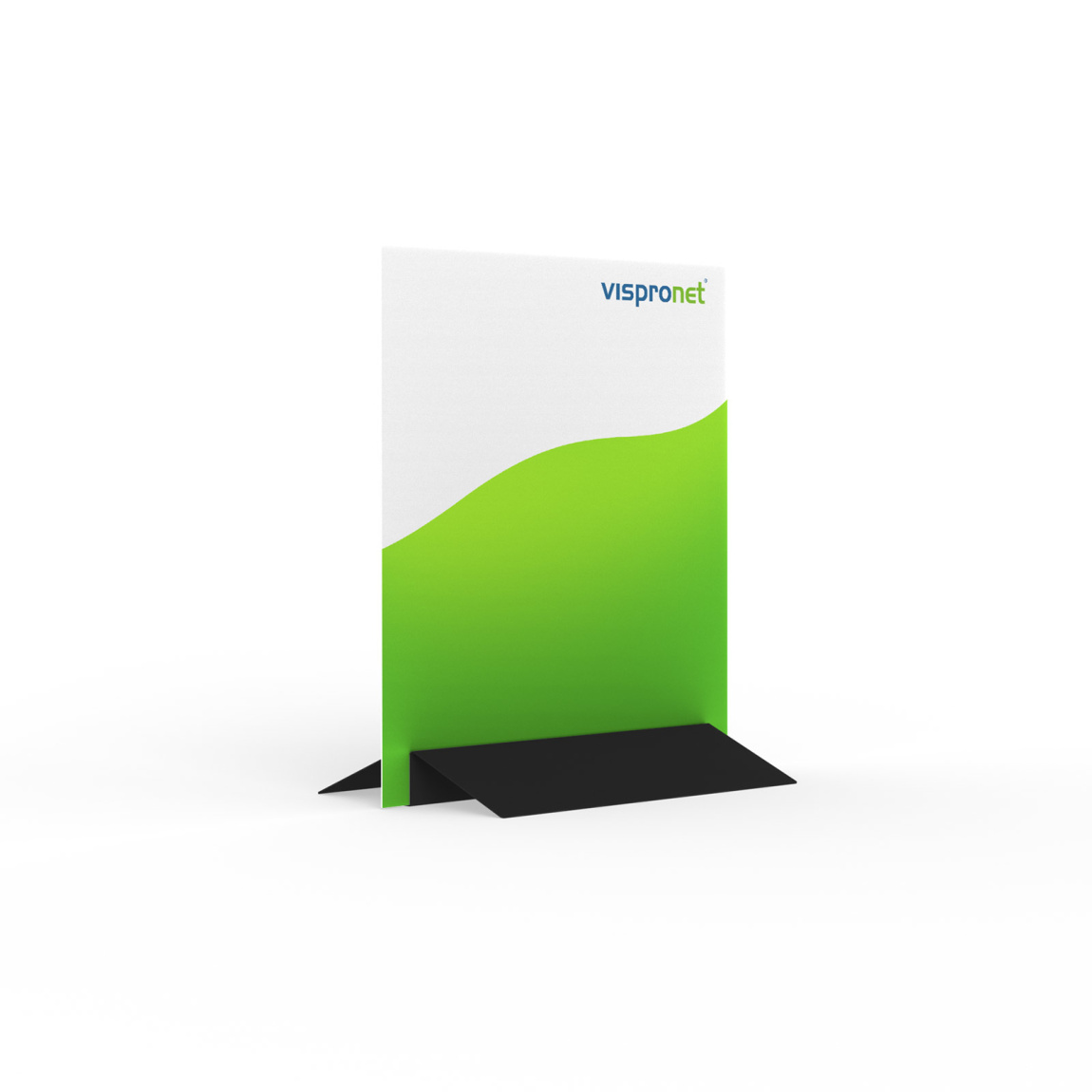 Hartschaumplatte mit 2 Klemmständern