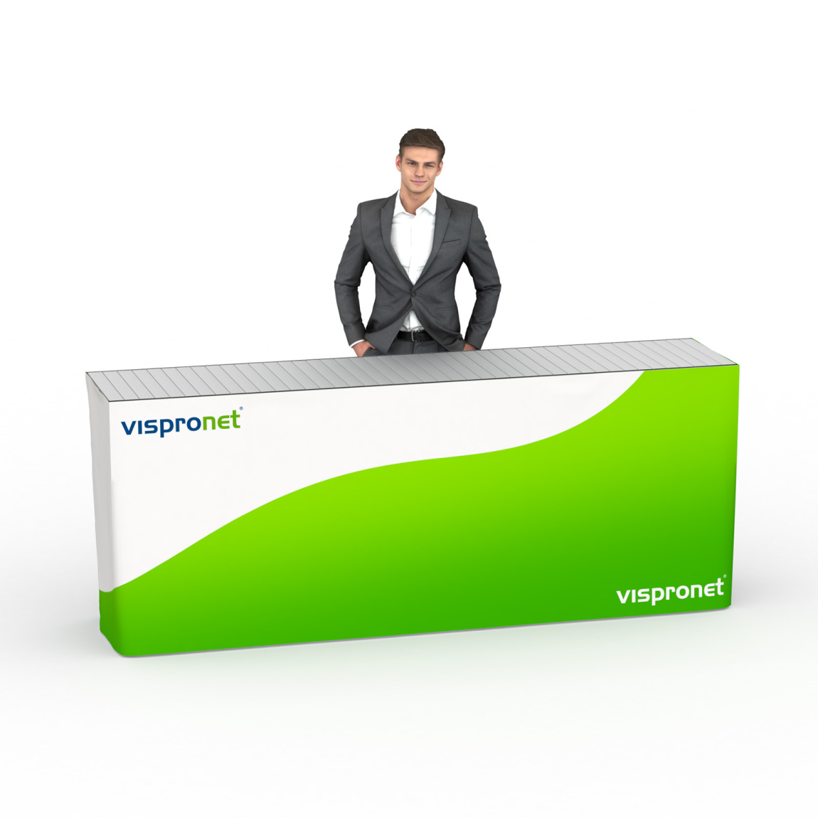 praktische Ergänzung: Falttisch Aluminium mit Husse oder Banderole