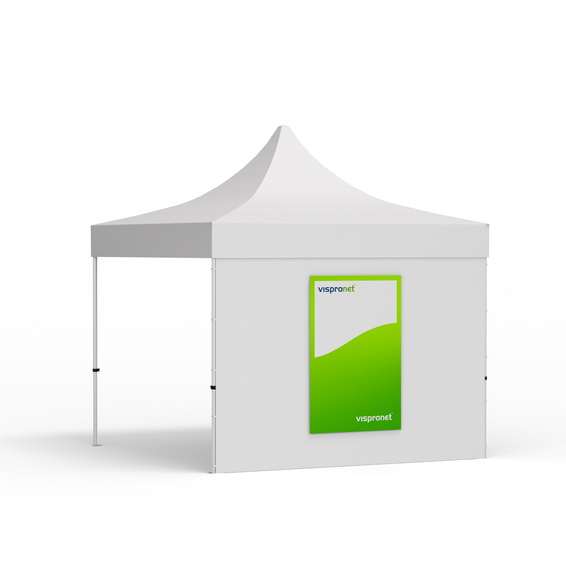 Wechselbanner im Hochformat für Wände