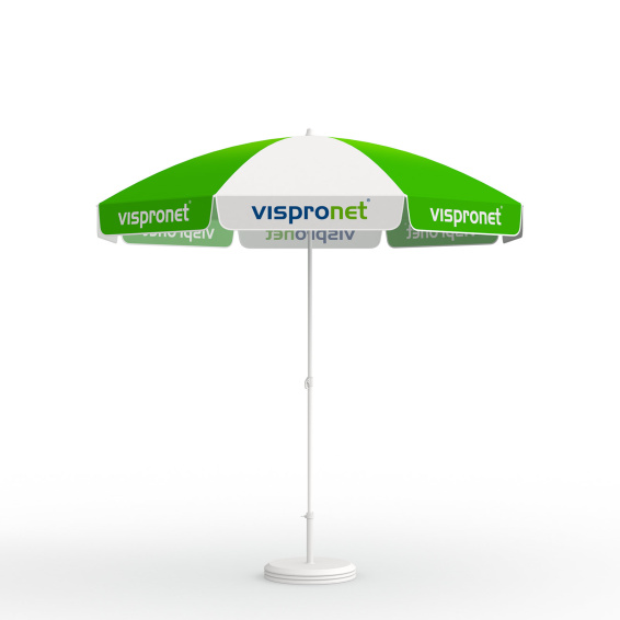 Kleinschirm ø 250 cm inkl. Betonfuß ø 50 cm/30 kg für Rohr ø 25 mm