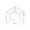 Maße Partyzelt Select 3x6