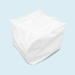 Transporttasche, mit Klett- und Flauschband verschließbarer Deckel