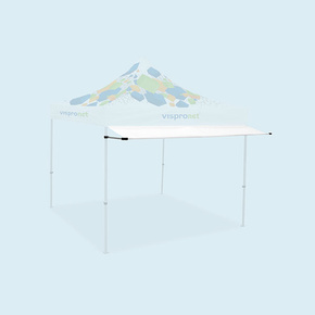 Vordach für Faltzelte Basic und Select, weiß