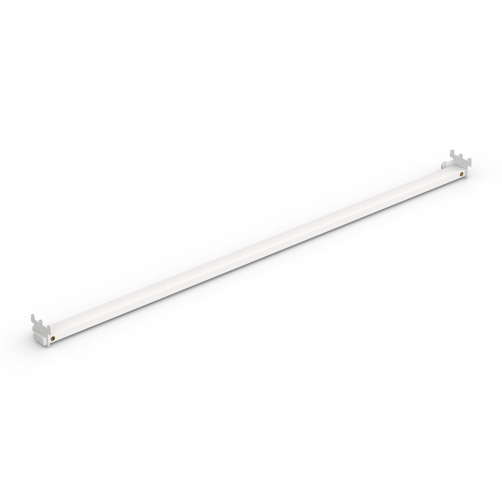 Lieferumfang: Stange für Prospekthalter & Haken 85 cm / Schlitzprofil