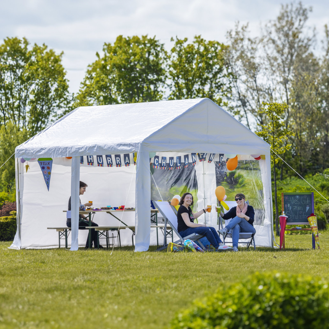 Partyzelt Basic - perfekt für Ihre Gartenpartys