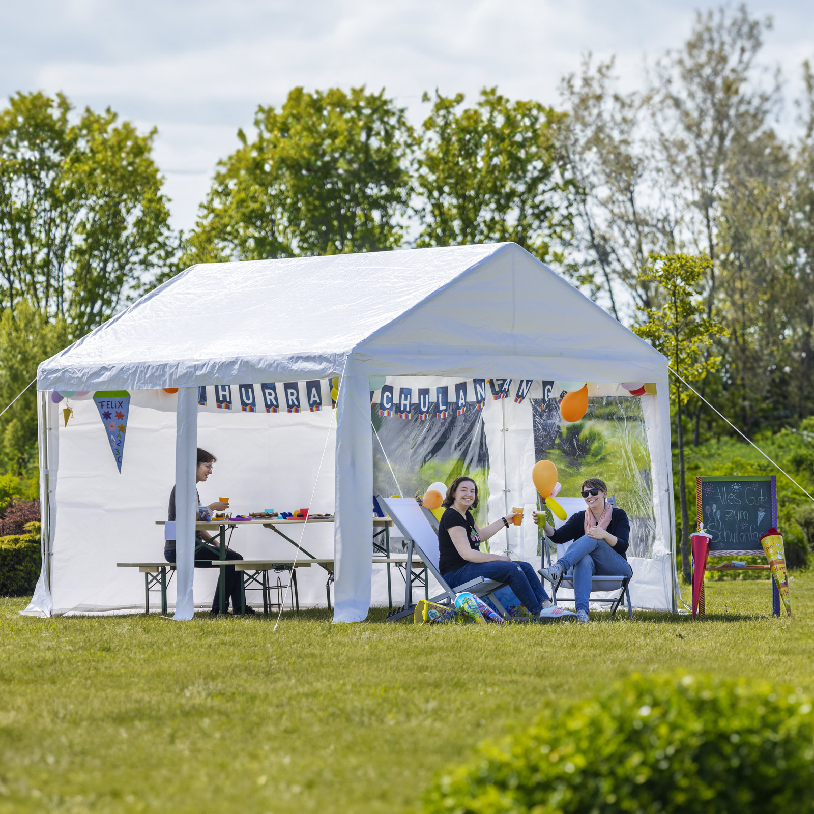 Partyzelt Basic - perfekt für Ihre Gartenpartys
