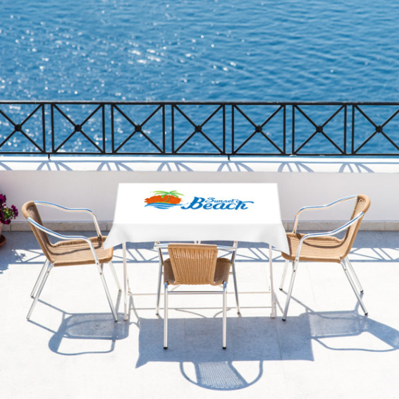 individuell bedruckte Tischdecken für Hotels, Restaurants oder Biergärten