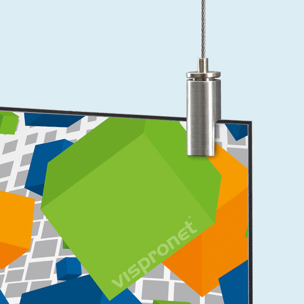 Deckenhalter Edelstahl ø 13 mm