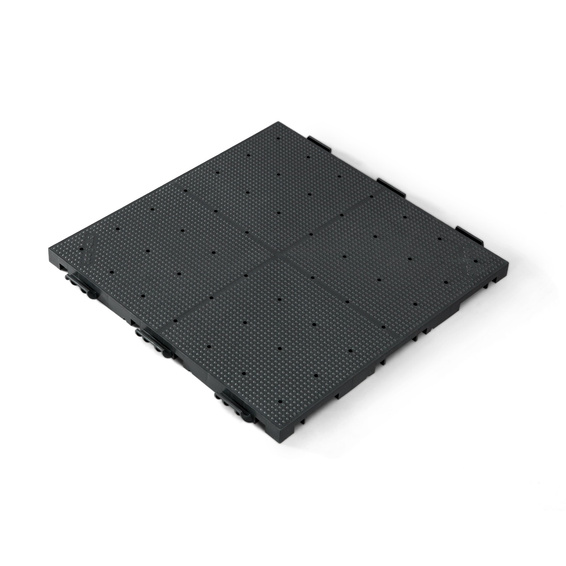 Bodenplatte mit Haken-Laschen-System, belastbar bis 130.000 kg/m²