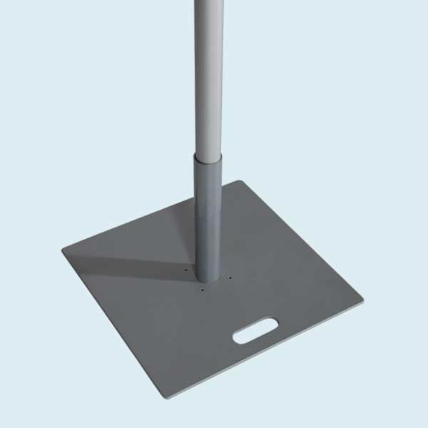 Bodenplatte mit Rotator 55 x 55 cm/19,7 kg