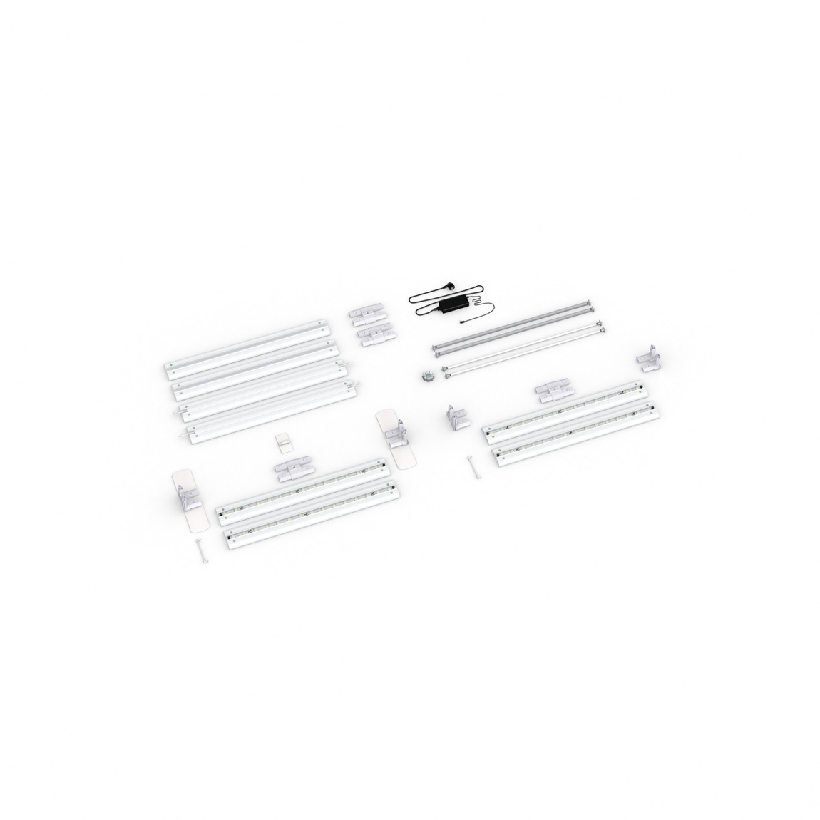 Lieferumfang: freistehende Variante, Systembreite 200cm, Systemhöhe 200cm