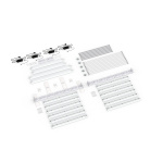 Lieferumfang: freistehende Variante, Systembreite 600cm, Systemhöhe 225cm