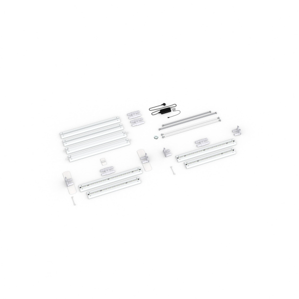 Lieferumfang: freistehende Variante, Systembreite 185cm, Systemhöhe 200cm