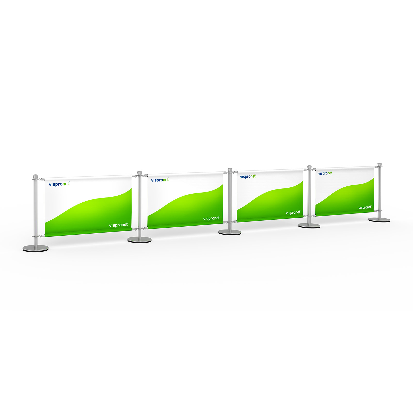 Café Banner, Stellvariante gerade