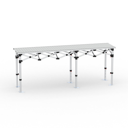 Falttisch Aluminium 250 x 55 cm