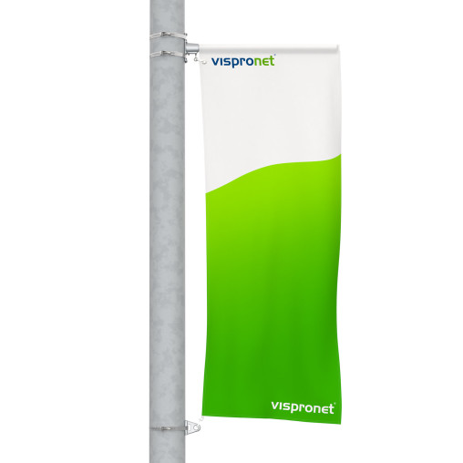 Street Banner Basic mit Ausleger und Ösenhalterung