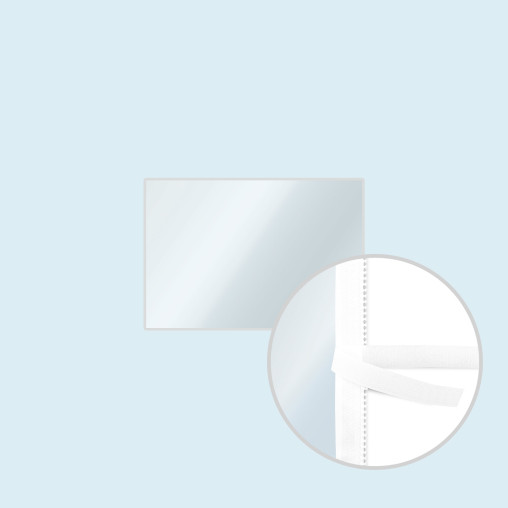 Vollwand Eco, Basic, Select & Premium, transparent, mit Reißverschluss