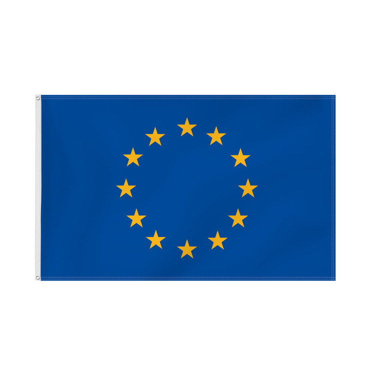 Europa Flagge, Europäische Union, Fahne im Querformat – Fahnen Koessinger  GmbH