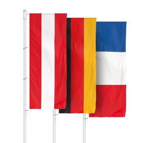 Nationalflaggen im Hochformat, für Ausleger