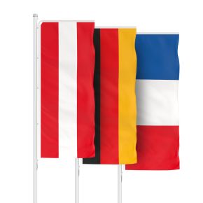 Nationalflaggen im Hochformat für Fahnen-Presenter Basic
