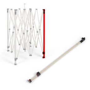 Eckfußstrebe / Äußerer Zeltpfosten für das Gestell Faltpavillon/Faltzelt Basic