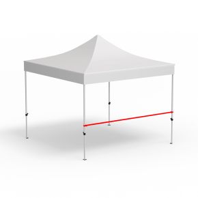 Querstange für halbhohe Wand Faltzelt Eco, Länge 3 m