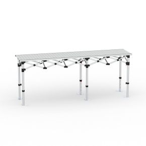 Falttisch Aluminium, 250 x 55 cm