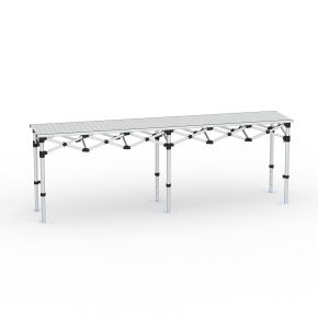 Falttisch Aluminium, 290 x 55 cm