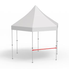 Querstange für halbhohe Wände, Länge 2 m