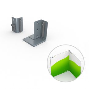 Zubehör-Set Kederrahmen flex - Innenecke, links 
