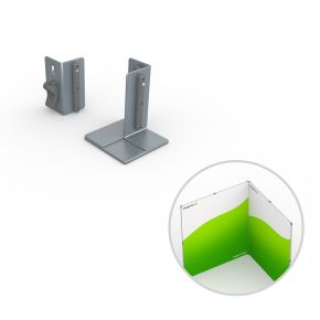 Zubehör-Set Kederrahmen flex - Innenecke, rechts