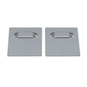 Wandhalter Metall 70 x 70 mm, selbstklebend, 2er-Set