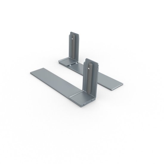 Eckfuß einseitig - 2er-Set, Kederrahmen flex