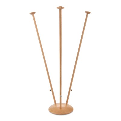 Tischfahnenständer Holz, 3-fach, Höhe 42 cm