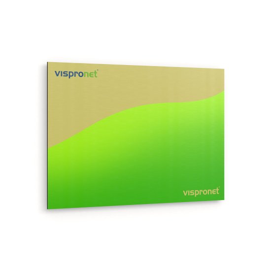 Poster Aluminiumverbundplatten, gold, im Querformat