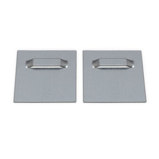 Wandhalter Metall 70 x 70 mm, selbstklebend, 2er-Set
