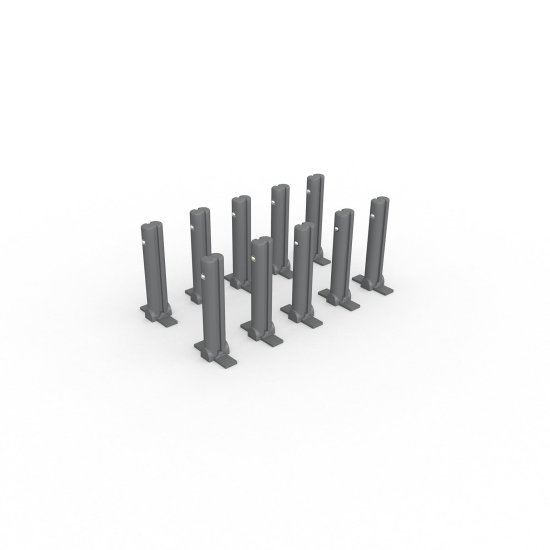 Zweifachverbinder - 10er-Set, Kederrahmen flex