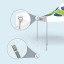 Faltpavillon Premium mit Abspann-Set Select 30 (optionales Zubehör)