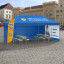 Faltzelt Select 3 x 6 m mit Wahlwerbung (Motive innen)